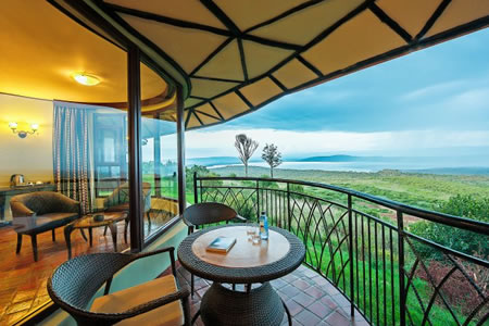 View from one of the Lake Nakuru Sopa Lodge Rooms